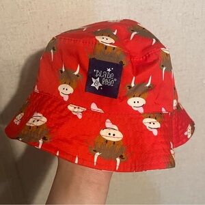 Kids Highlander Cow Bucket Hat